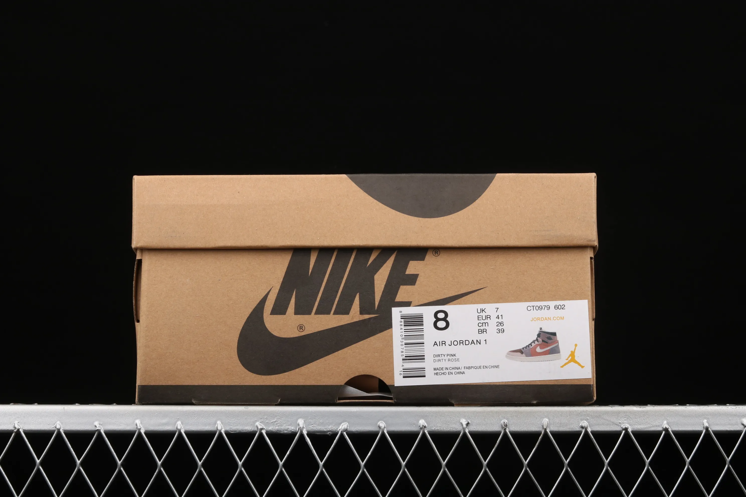 All categories Air Jordan Jordan series basketball shoes Air Jordan 1 High Z version Air Jordan 1 Zoom CMFT AJ1 Joe 1 bean paste dirty powder CT0979-602